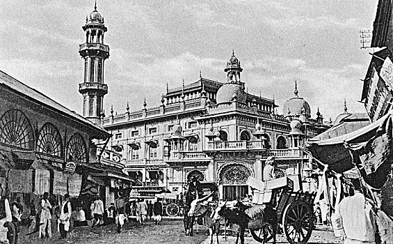孟买,印度,20世纪,艺术家,未知
