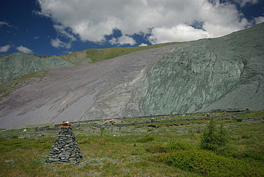 山景,高地,山峰,峡谷,山谷,石头,斜坡