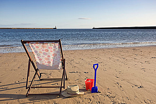 沙滩椅,物品,海滩
