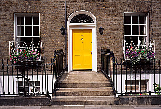 乔治时期风格,门,都柏林,爱尔兰