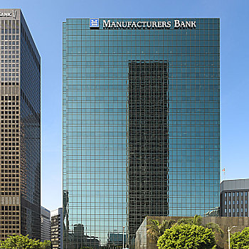 洛杉矶,制造商银行大厦,manufacturers,bank