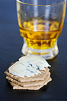 蓝纹奶酪,输入,蓝色,诺福克,英国,饼干