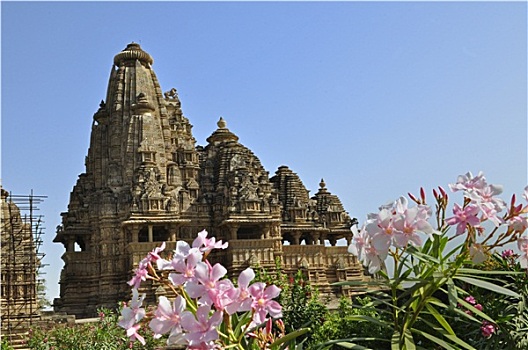 庙宇,湿婆神,西部,克久拉霍,印度,世界遗产