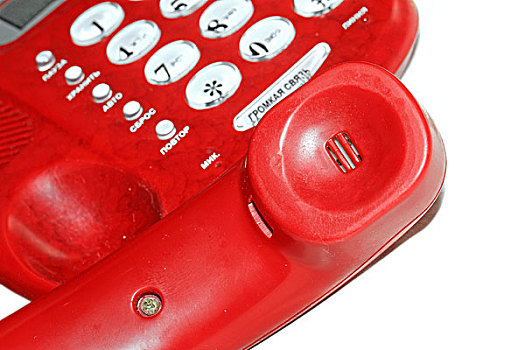 老,红色,电话