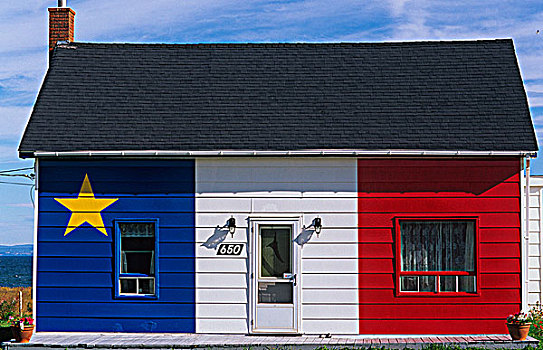 旗帜,房子,新布兰斯维克,加拿大