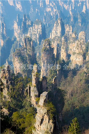 張家界,國家森林,公園,中國_高清圖片_全景視覺