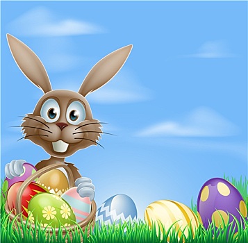 复活节兔子,巧克力蛋