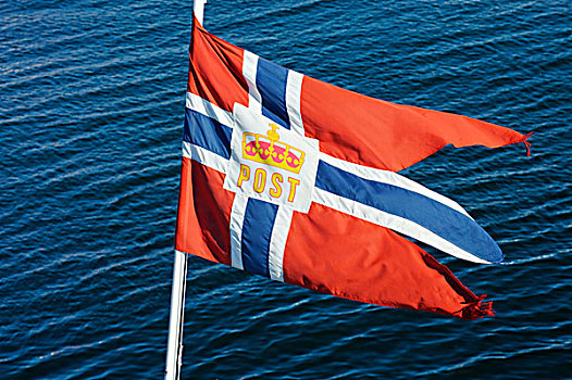 旗帜,北角地区,挪威,斯堪的纳维亚,欧洲
