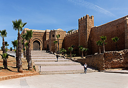入口,拉巴特,摩洛哥,北非,非洲