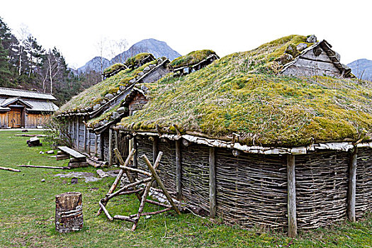 重建,历史,房子,挪威