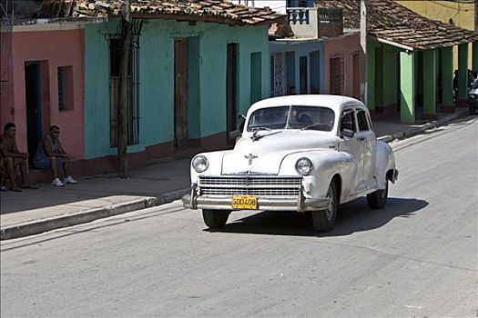 老爷车,特立尼达,省,古巴,拉丁美洲,北美