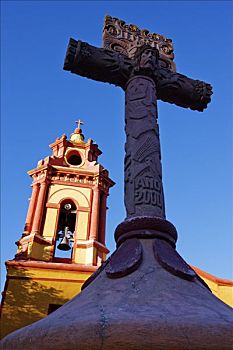 教堂,圣塞巴斯蒂安,克雷塔罗,墨西哥
