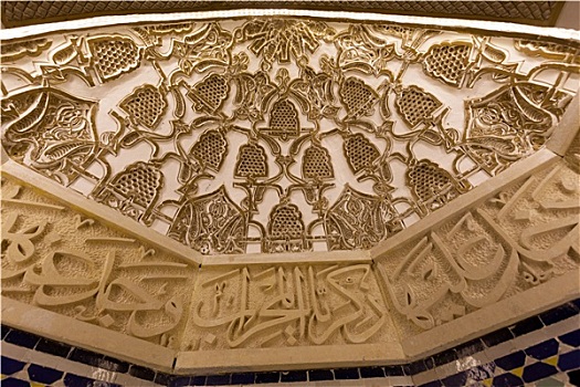 东方,装饰,室内,大清真寺,科威特城,中东