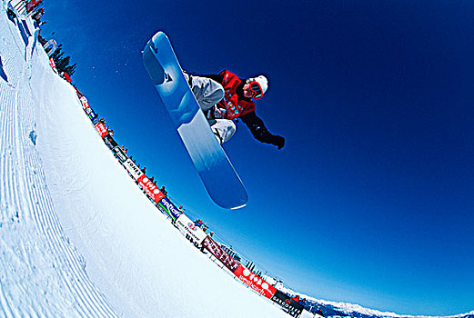 滑雪板玩家,竞争,不列颠哥伦比亚省,加拿大