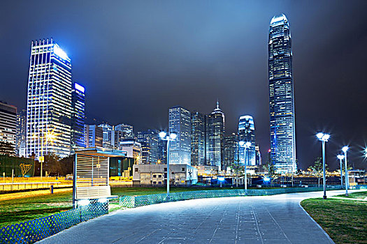 道路,夜晚,現代,城市,背景
