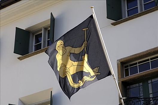 旗帜,盾徽,格劳宾登州,瑞士
