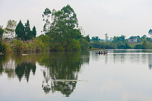 水库,船