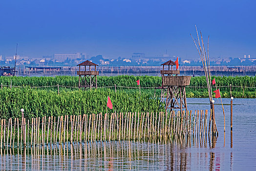 江苏省宜兴市滆湖湿地建筑景观
