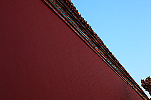 北京故宫的墙
