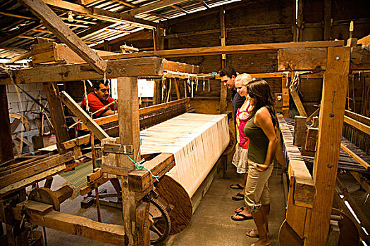 工匠,编织,工作室,下加利福尼亚州,墨西哥