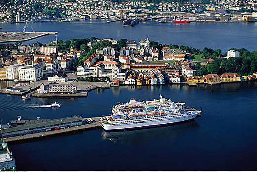 船,港口,挪威