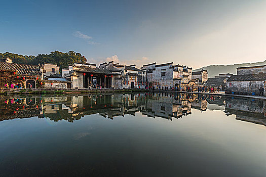 黄山市黟县宏村月沼风光