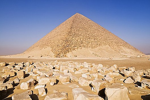 红色,金字塔,埃及