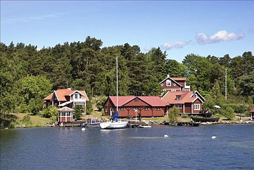 靠近,斯德哥尔摩群岛,瑞典