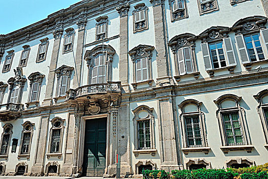 邸宅,宫殿,历史建筑,地区,米兰,意大利