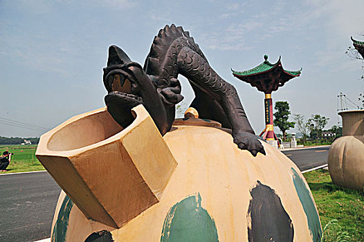 长沙铜官窑雕塑,湖南长沙望城