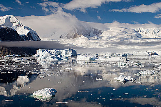 冰山,格拉克海峡,南极半岛,南极