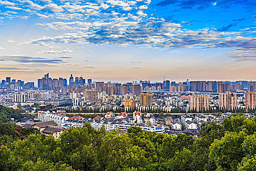 杭州,城市,建筑,风景,天际线