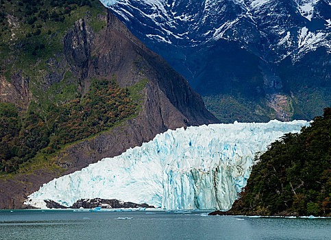冰河,洛斯格拉希亚雷斯国家公园,圣克鲁斯省,巴塔哥尼亚,阿根廷,南美