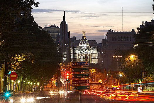 街景,马德里,西班牙