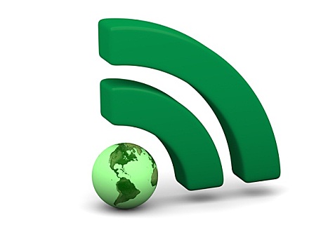 绿色,无线网络,象征