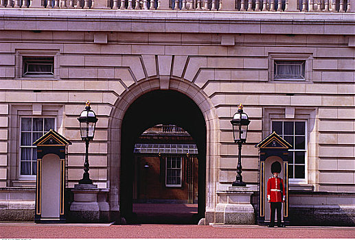 白金汉宫,守卫,伦敦,英格兰