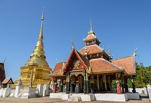古老,庙宇,寺院,泰国
