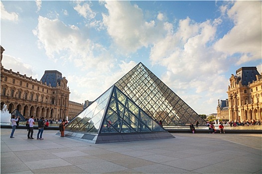 卢浮宫,金字塔,巴黎