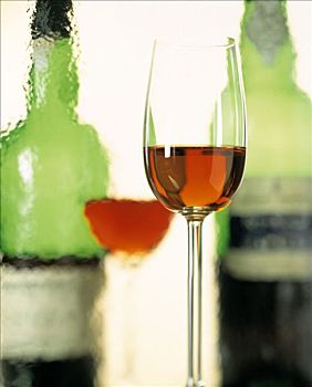 玻璃杯,马德拉岛,瓶子