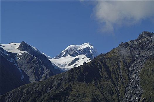 山,烹饪,直升飞机,南阿尔卑斯山,福克斯冰川,南岛,新西兰,大洋洲