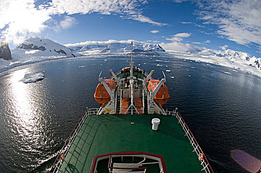 南极,船,格拉克海峡,南极半岛