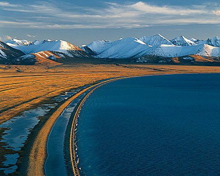 西藏那木错湖