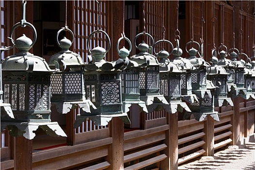 佛教,庙宇,灯笼
