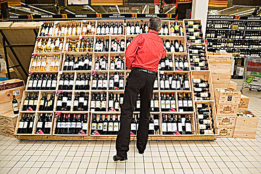 法国,葡萄酒,大型超市,家乐福