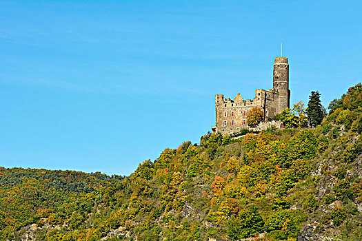 城堡,莱茵河谷,莱茵兰普法尔茨州,德国