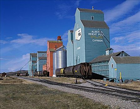 谷仓,碳,艾伯塔省,加拿大