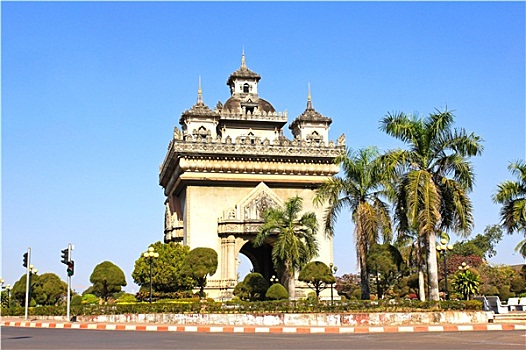 纪念建筑,万象,首都,老挝