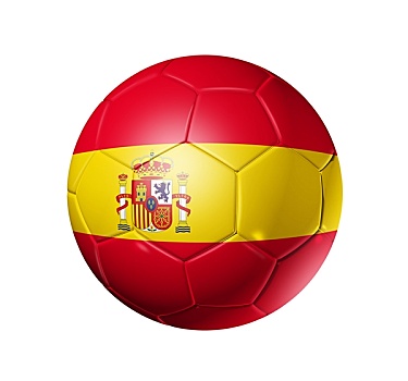 足球,球,西班牙,旗帜
