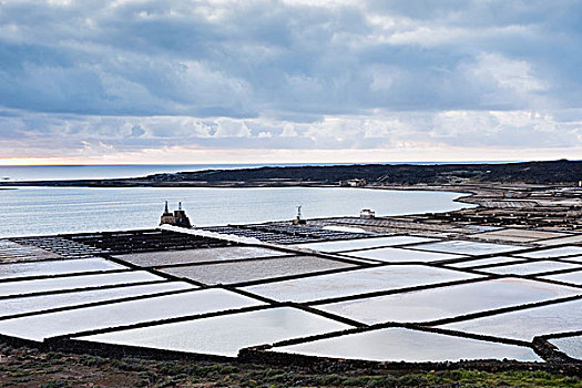加盐萃取,盐,兰索罗特岛,加纳利群岛,西班牙,欧洲