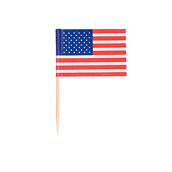 牙签,旗帜,美国